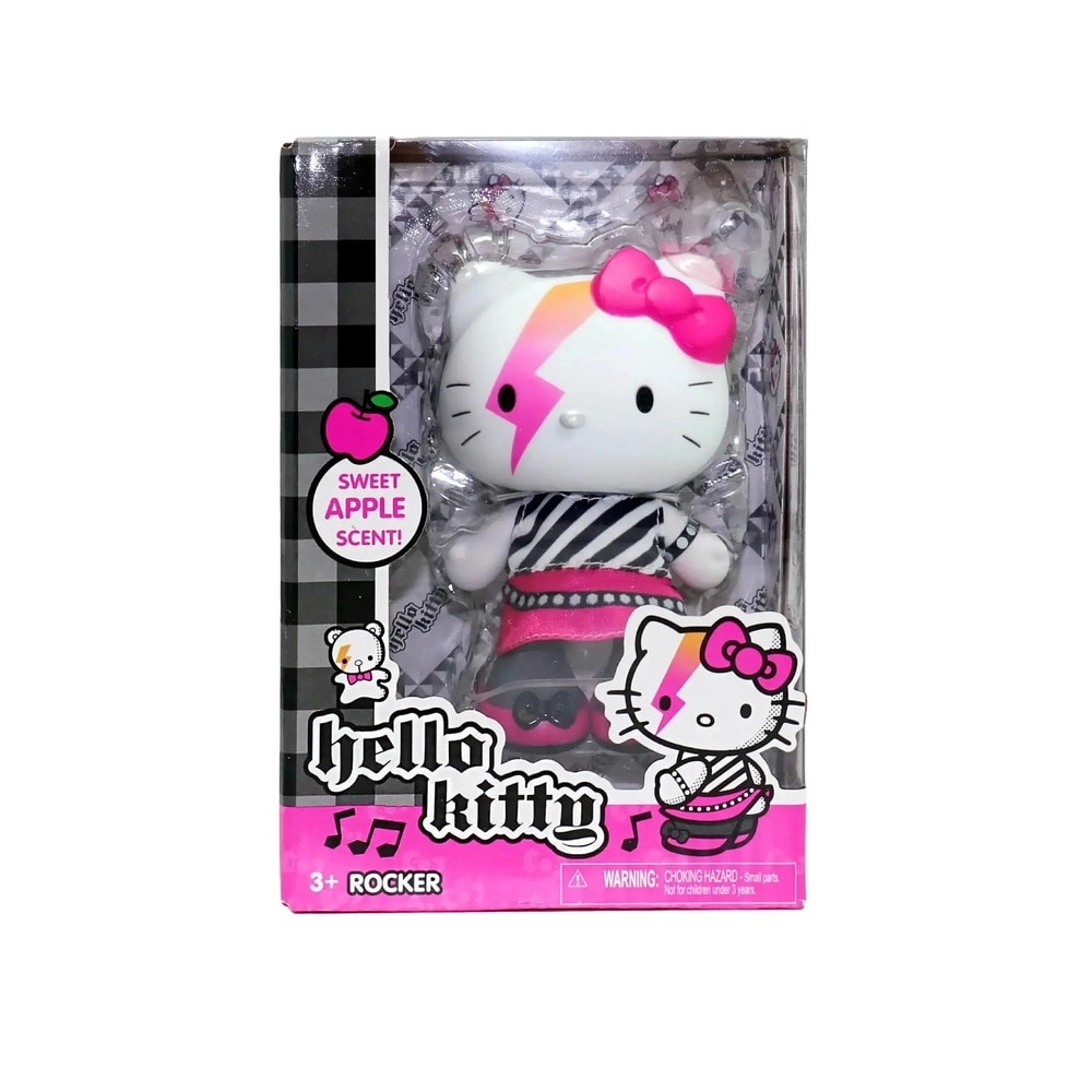 COLOR LAND CHILDRENS TOYS CENTER LLC Hello Kitty Rocker Plush Doll - 10 cm Ages 3+