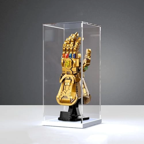 Infinity Gloves Acrylic Display Case - 35 x 15 x 15 cm Clear Dustproof