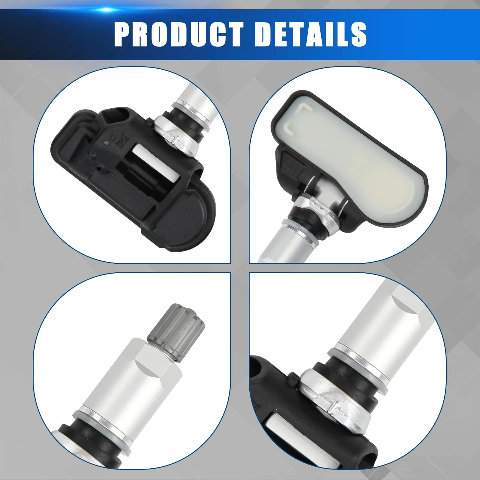 Tire Pressure Sensor - 4 pieces RDKS