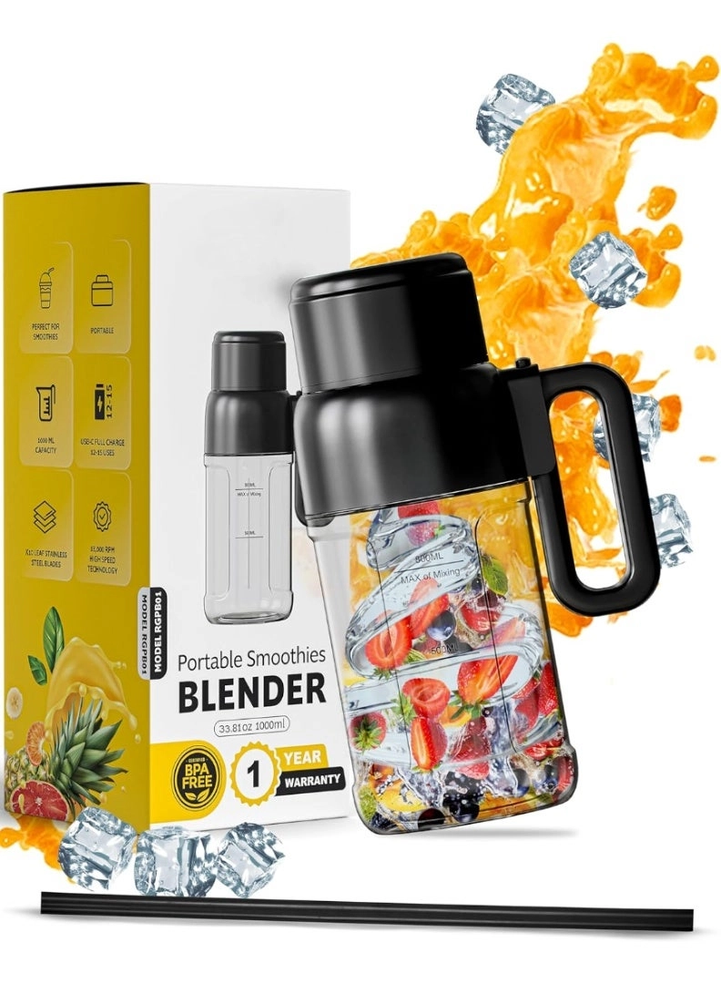 M.A&F's Portable Smoothies Blender Bottle - 120W