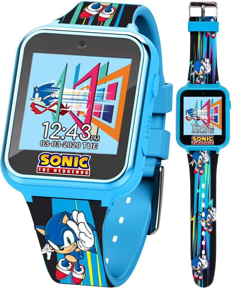 Accutime Watch Corp. Sonic the Hedgehog Smartwatch Plastic