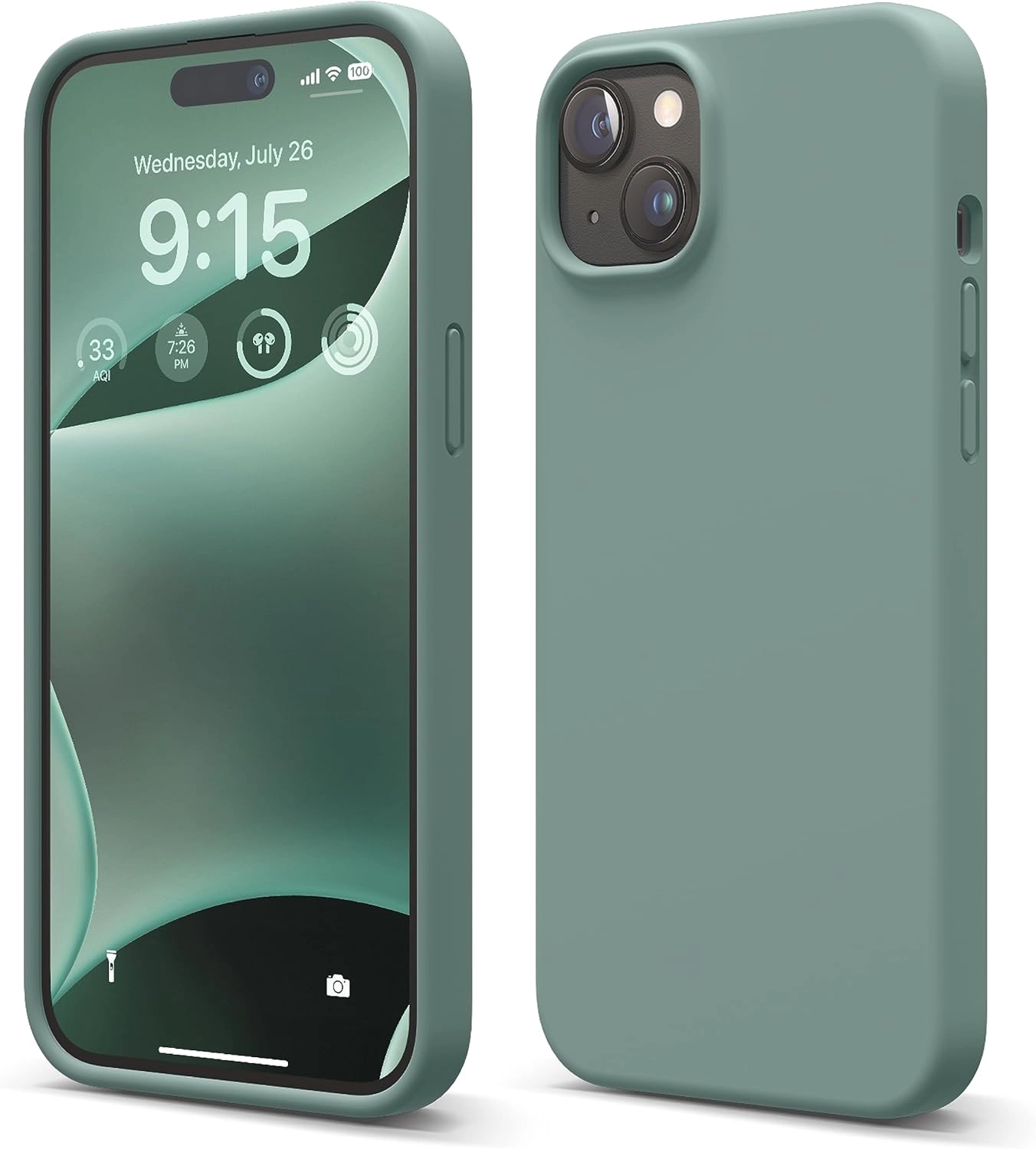 Liquid Silicone case cover for iPhone 15 Plus