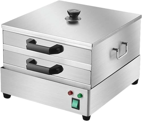 HDJINJGH Electric Steamer - 2 Layer 3 Trays