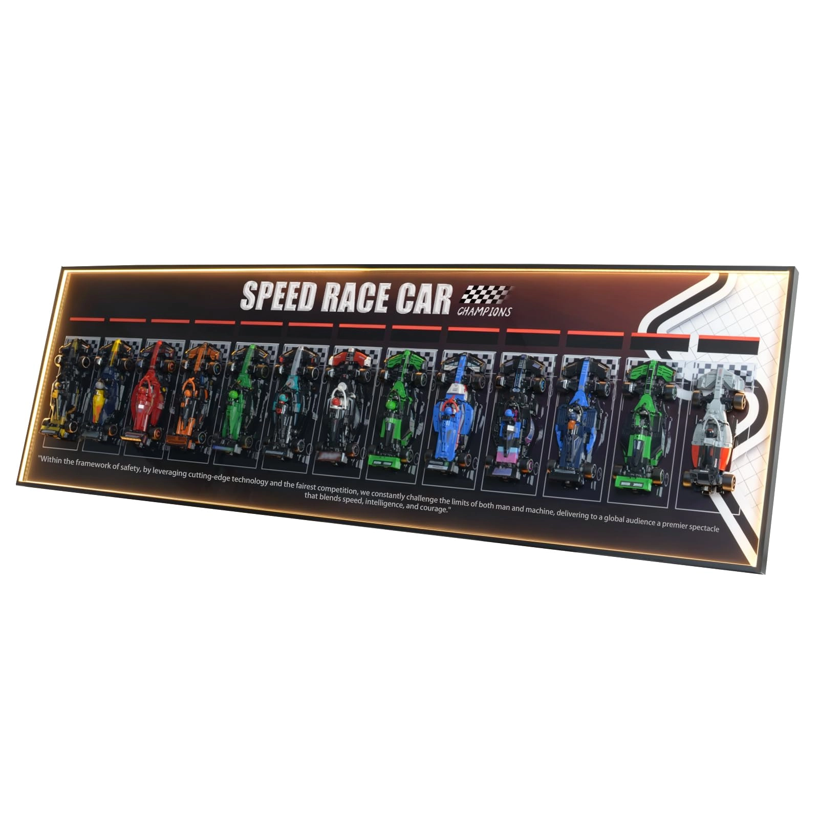 Shantou Dinglong Trading Co., Ltd. Lego Speed Champions Wall Mount - With light