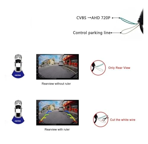 Rear View Parking Camera - Night Vision Wire