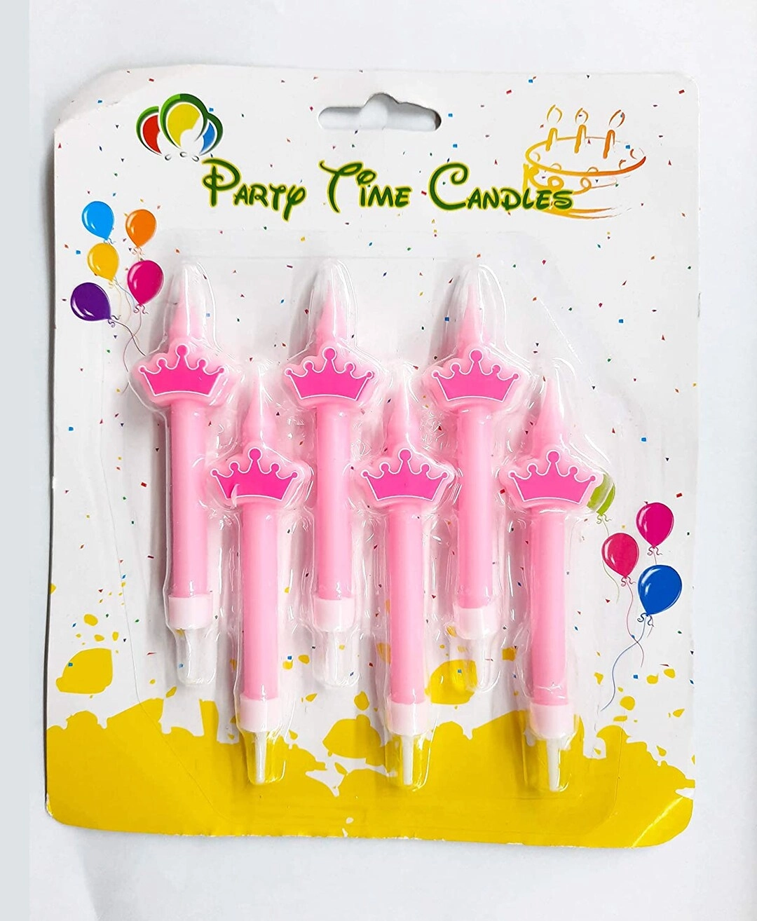 Party Time Trading LLC Adjustable Glittery Crown - 6-Piece