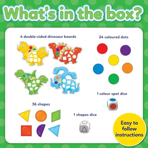 Dotty Dinosaurs - 3 years to 6 years 54 pieces