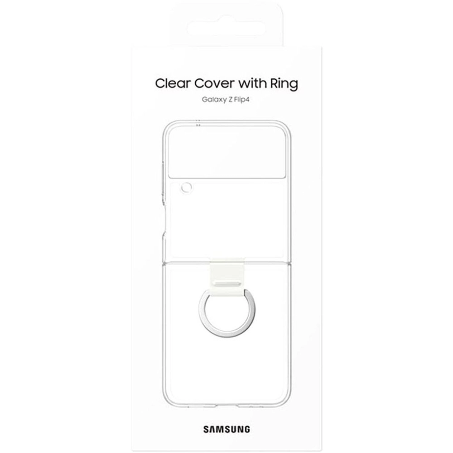 Cover with Ring Back Case for Samsung Flip 4