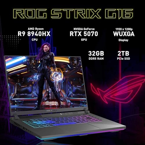 ROG Strix G16 - 16'' Ryzen 9 8940HX 32GB DDR5 2 TB SSD