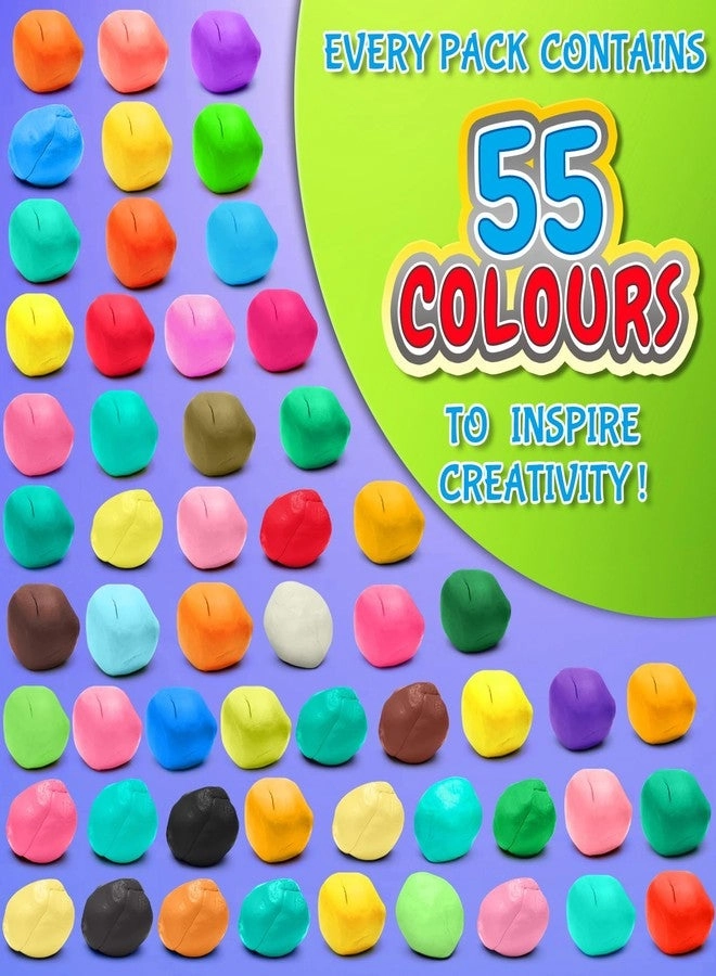 Modeling Clay - Air Dry with Tools 55pcs.