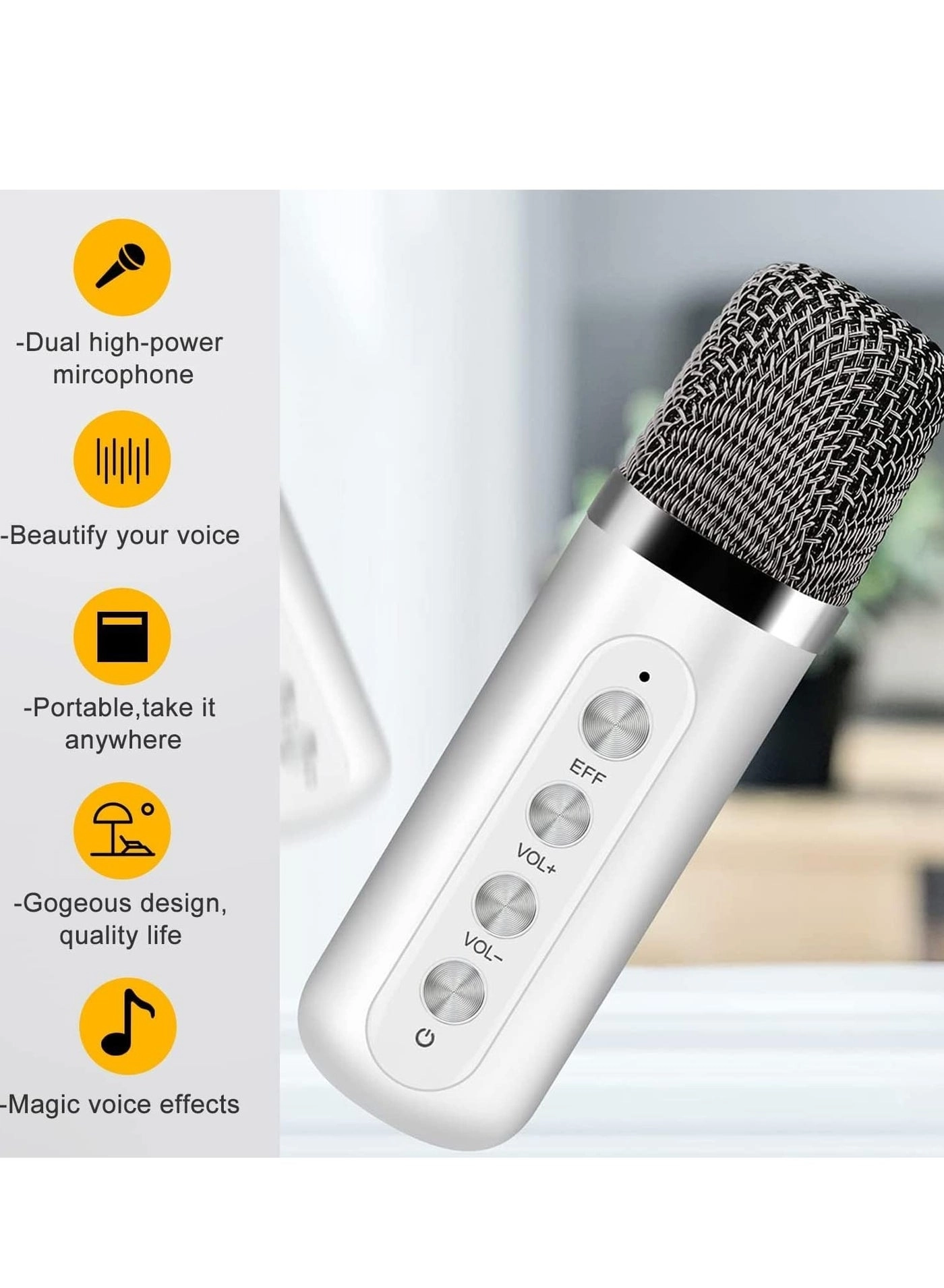 Karaoke Machine - 2 Wireless Microphones