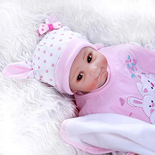 Reborn Baby Doll - 21 inch Silicone Vinyl Sweet Face