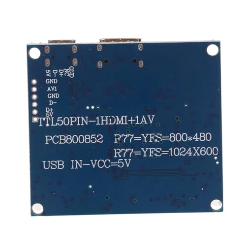 Monitor Driver Control Board - 7 Inches 1024x600