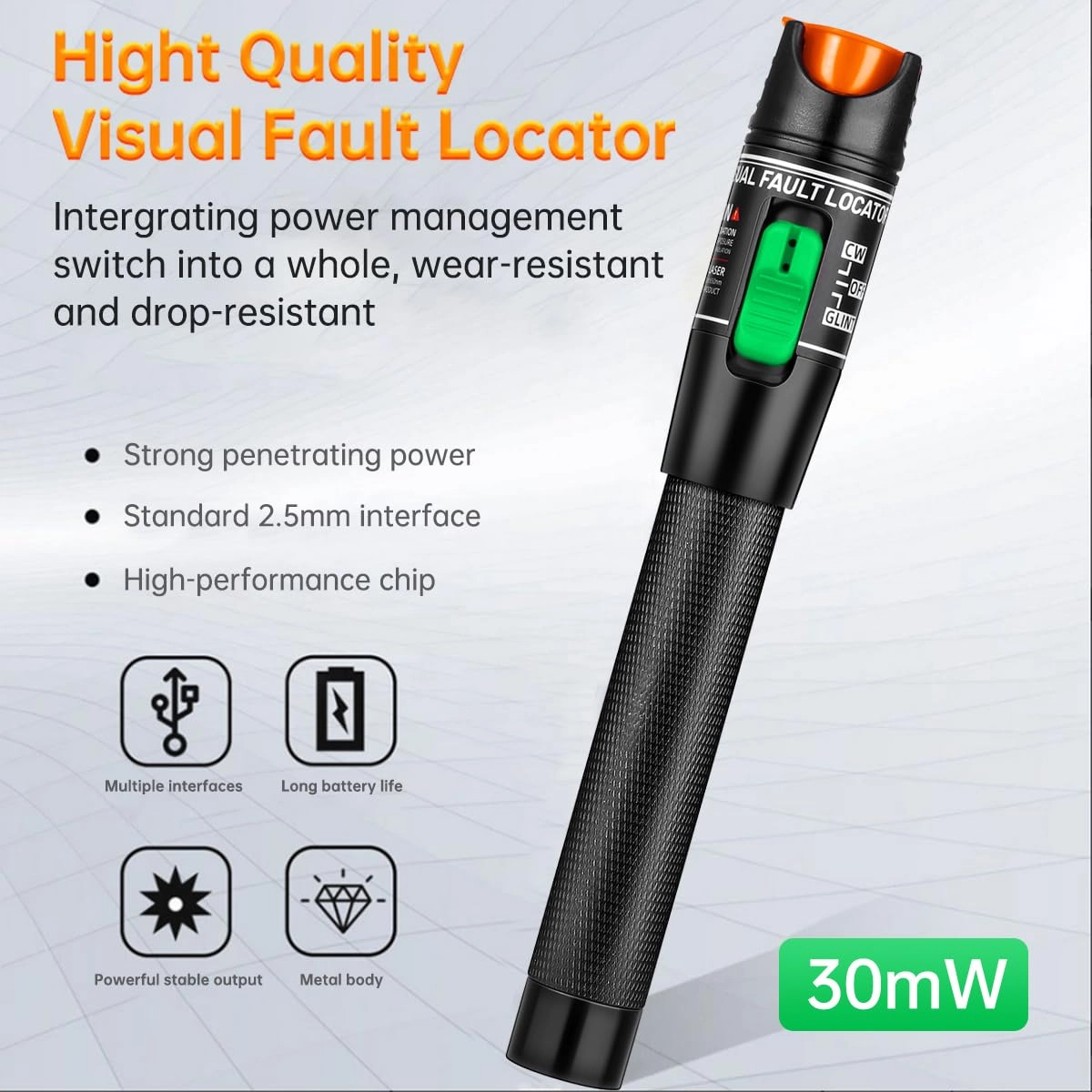 Fiber Visual Fault Locator - LC/FC/SC/ST