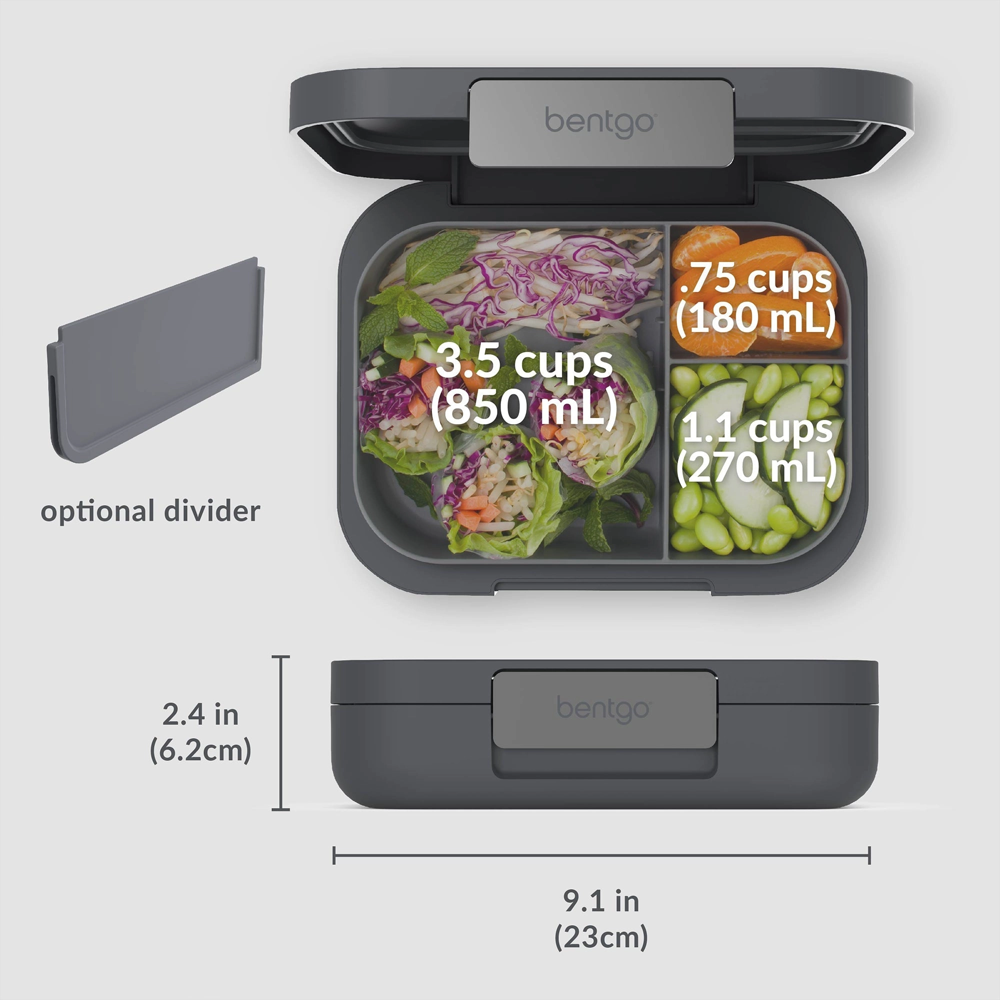 Modern - Dark Grey 850ml