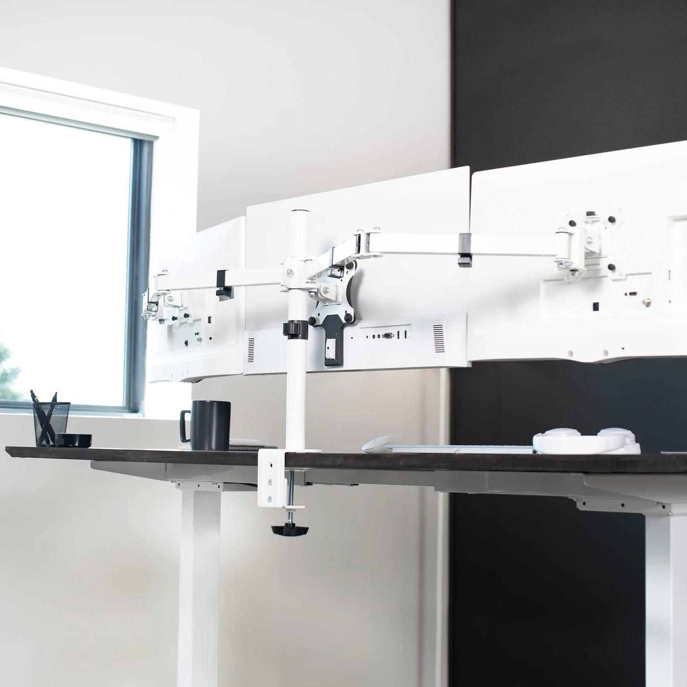 Triple Monitor Mount - three 24" 100x100mm