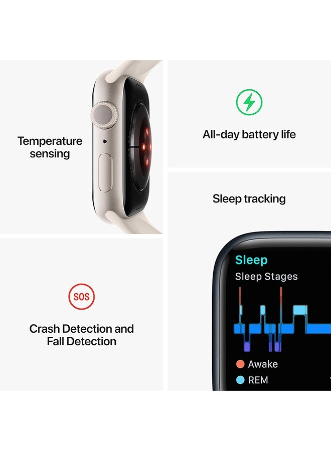 (Renewed) Watch Series 8 41mm Aluminium Cellular GPS