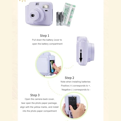 One Click Instant Film Camera - 86 x 54mm