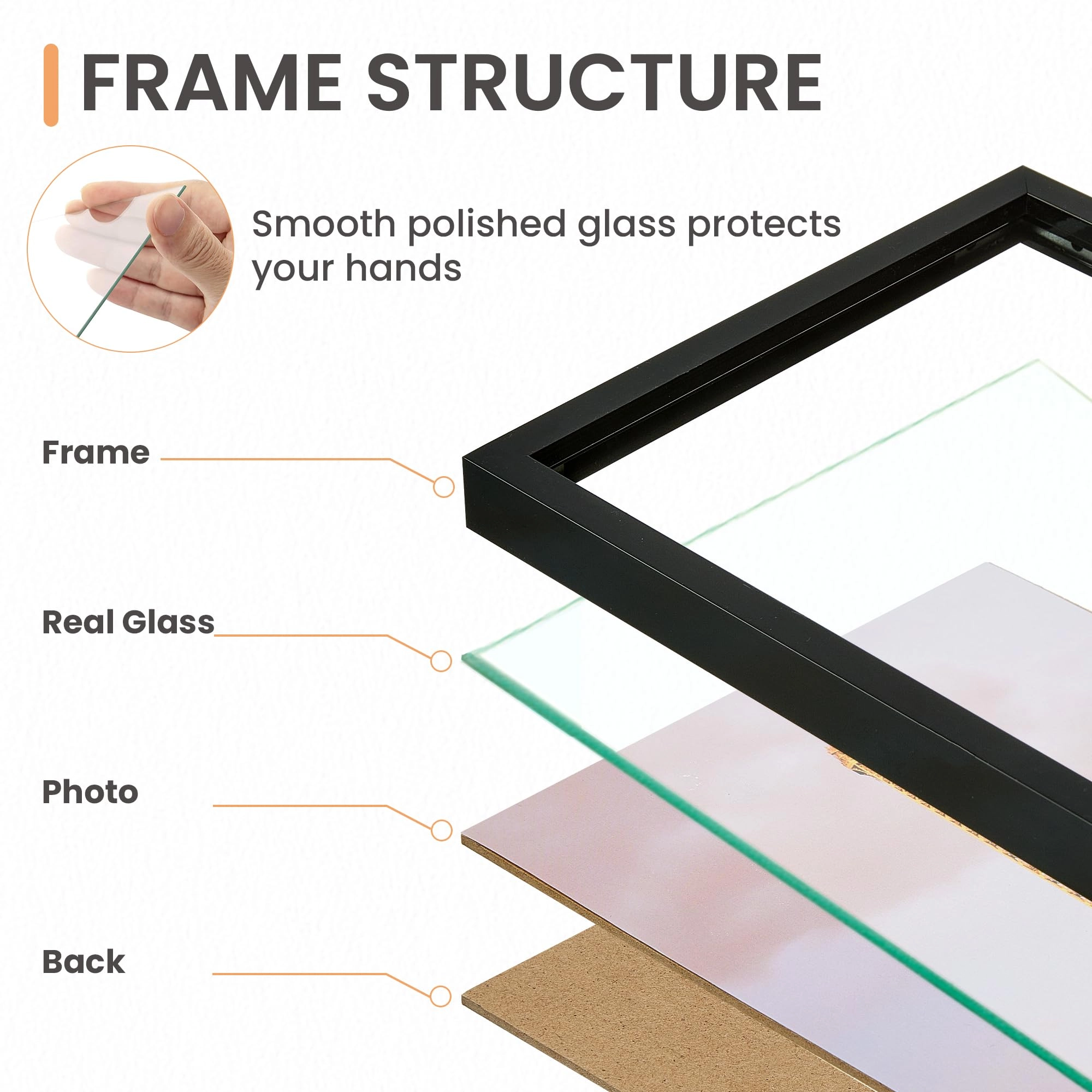 7x5 photo frames - 12.7x17.78cm