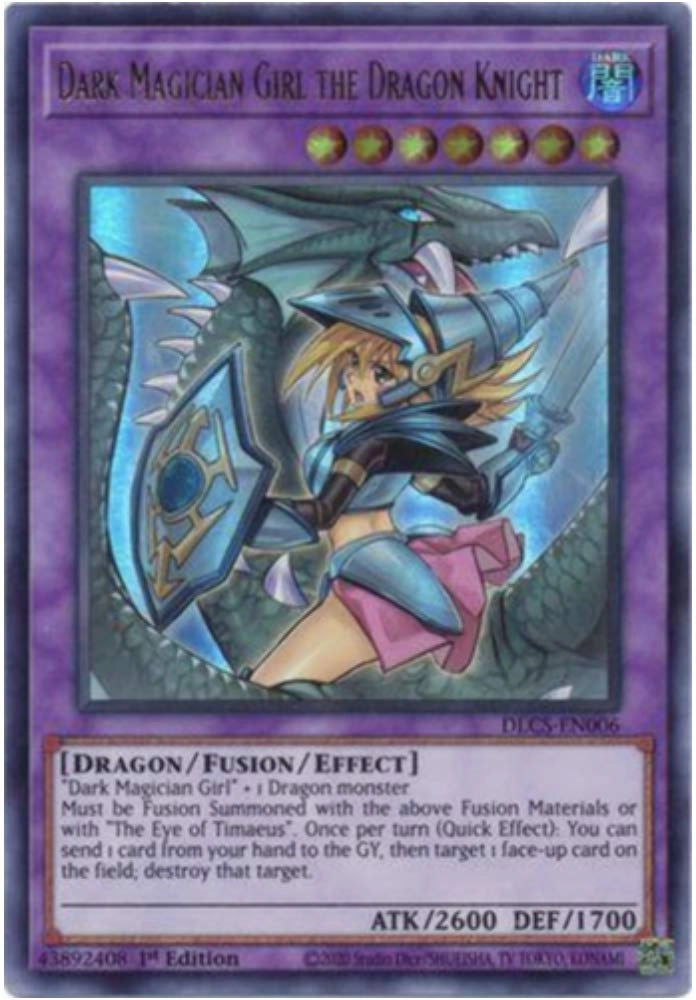 Yu-Gi-Oh! Anime Dark Magician Girl the Dragon Knight DLCS-EN006