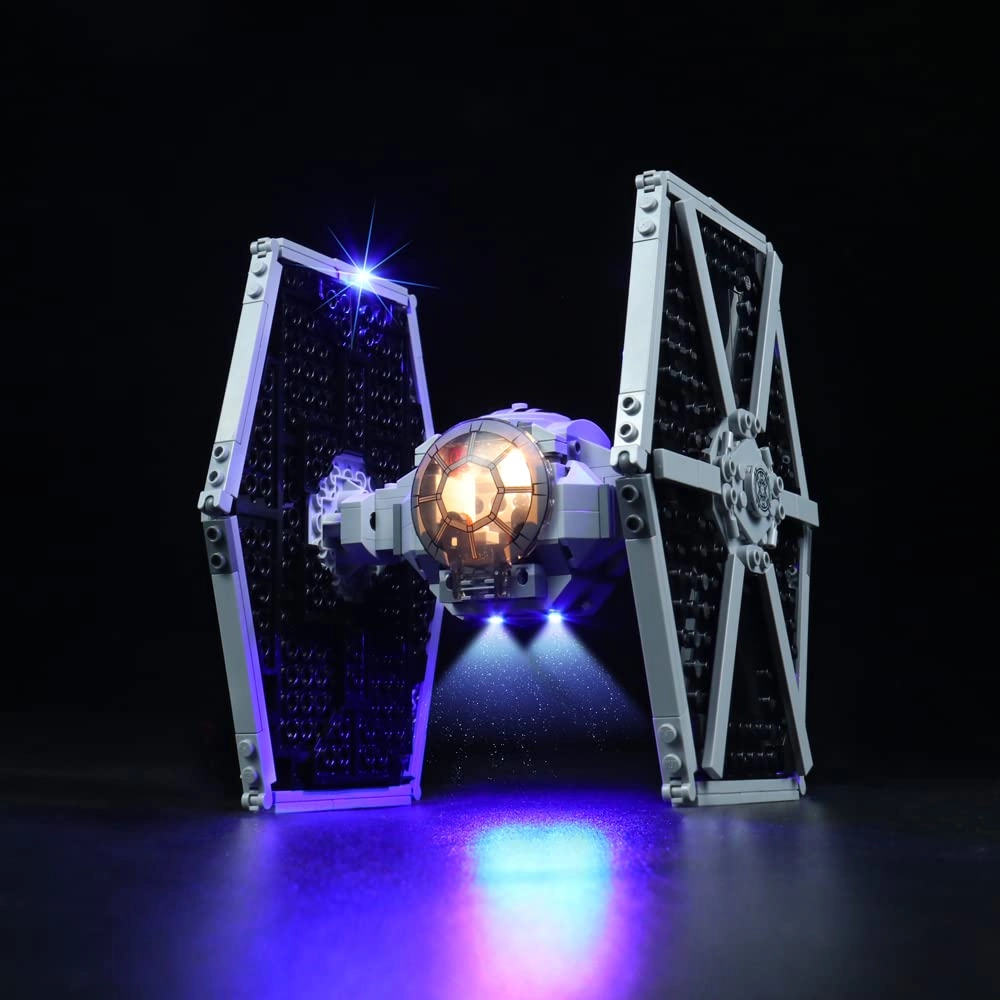 BrickBling LED Light Set Compatible with LEGO 75300 Imperial TIE Fighter - ABS 5V