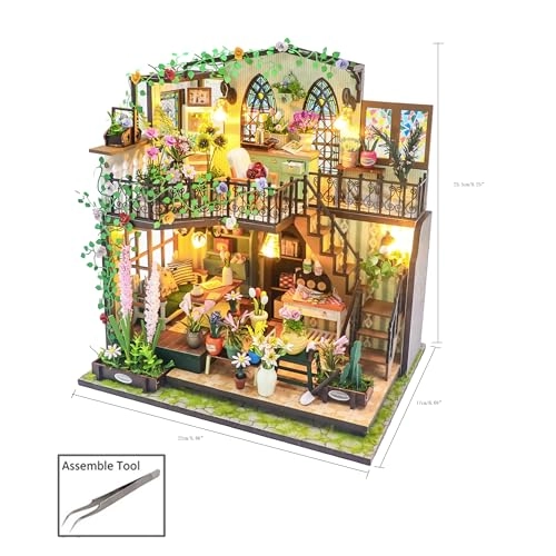 DIY Miniature Dollhouse Kit - Happiness Ice Cream Shop 1:24