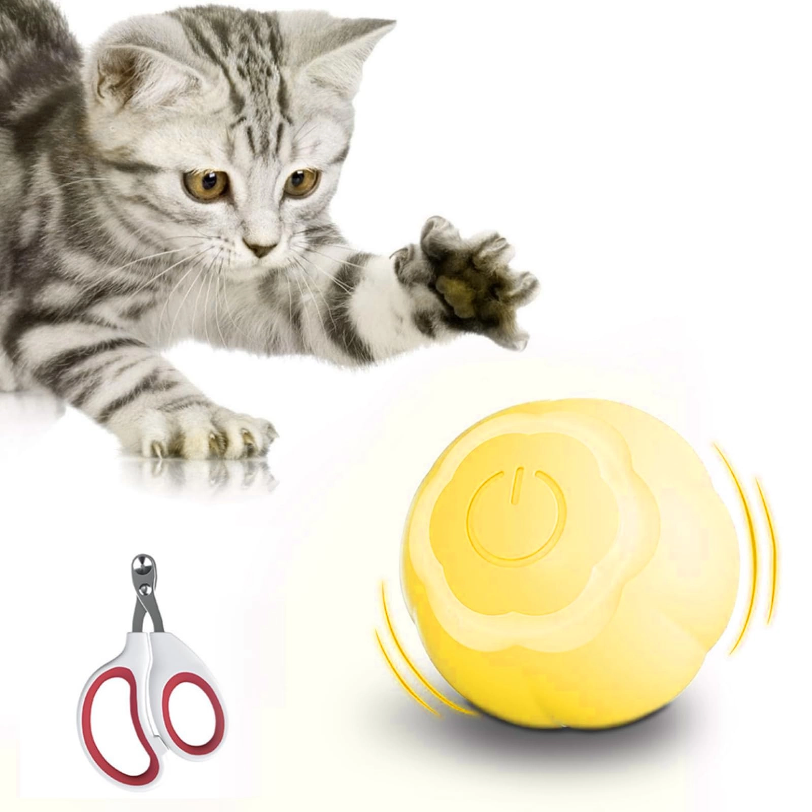 TQDecipher MAOQIU - Kitten Ball USB Rechargeable LED