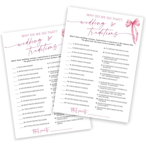 Bridal Shower Games Cards - 18 years and up 26 piece(s)