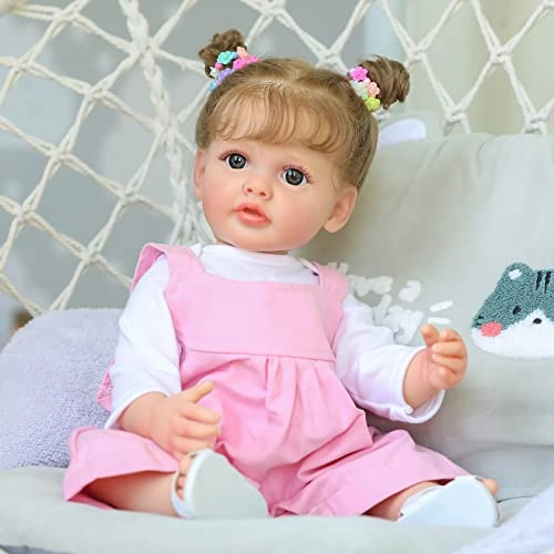 Reborn Baby Doll - 22 Inch 55cm Full Body Vinyl