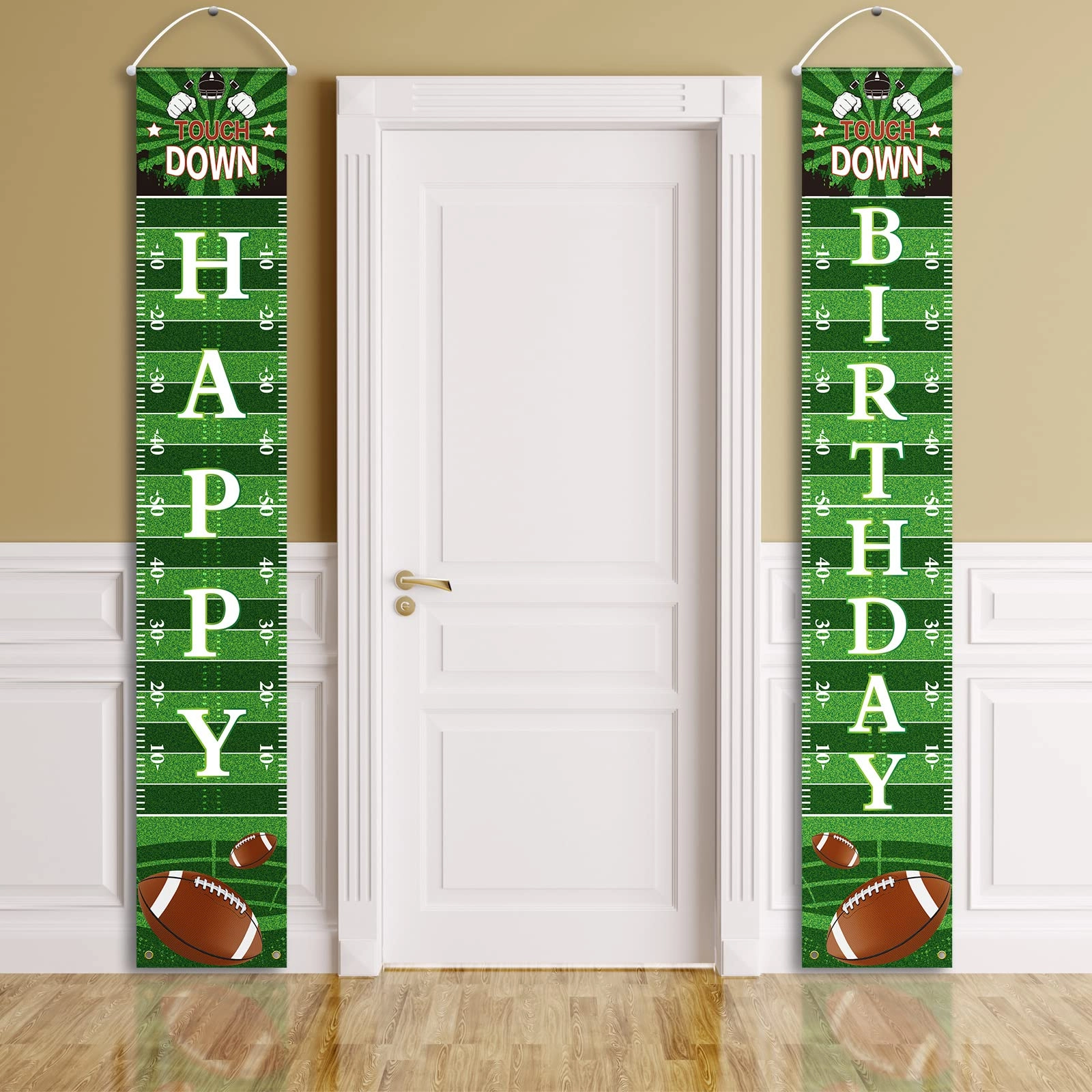 Batiyeer Football Porch Sign - 1 Set Sports Events