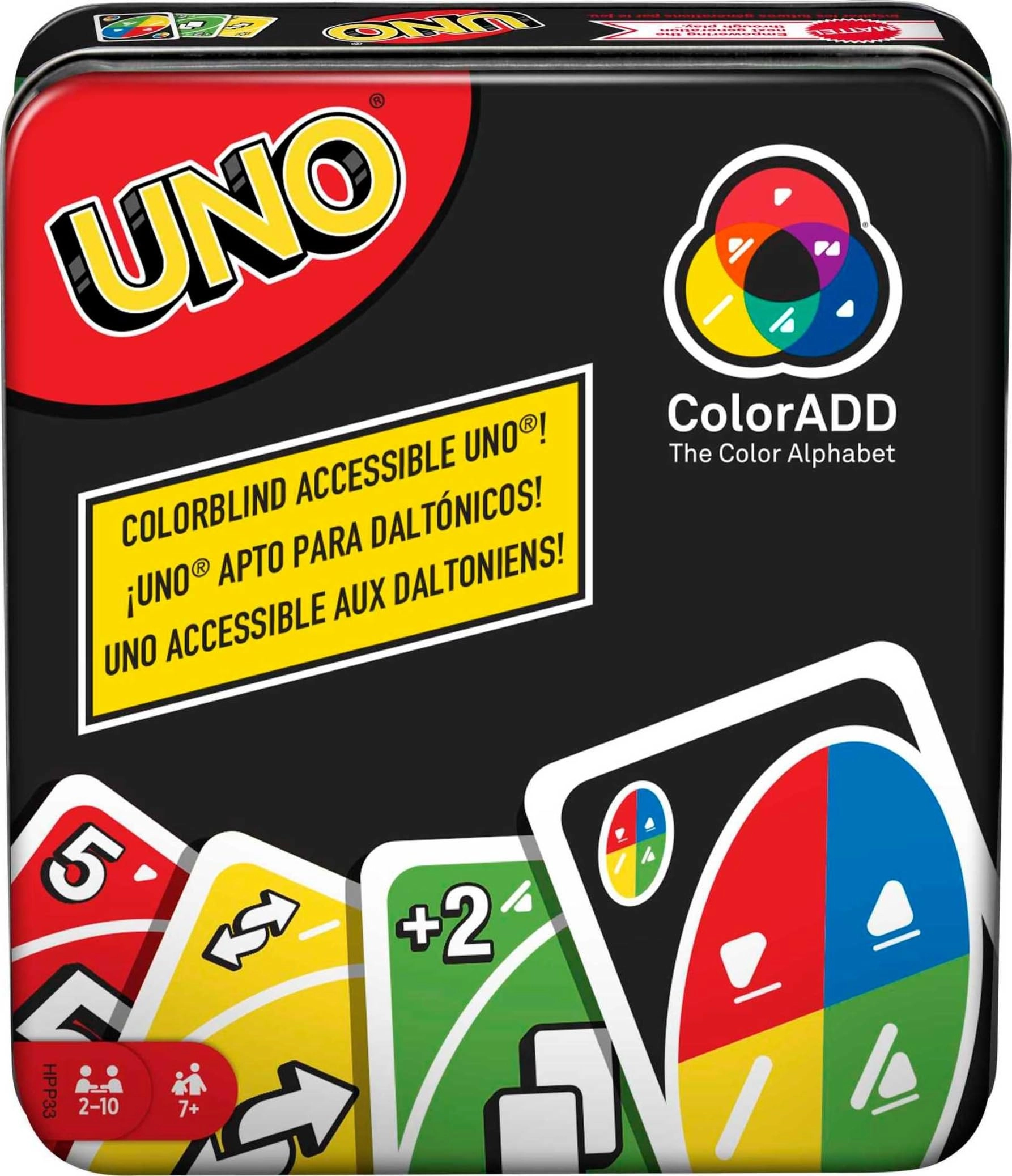 Mattel Games UNO ColorADD: Travel - Card Game
