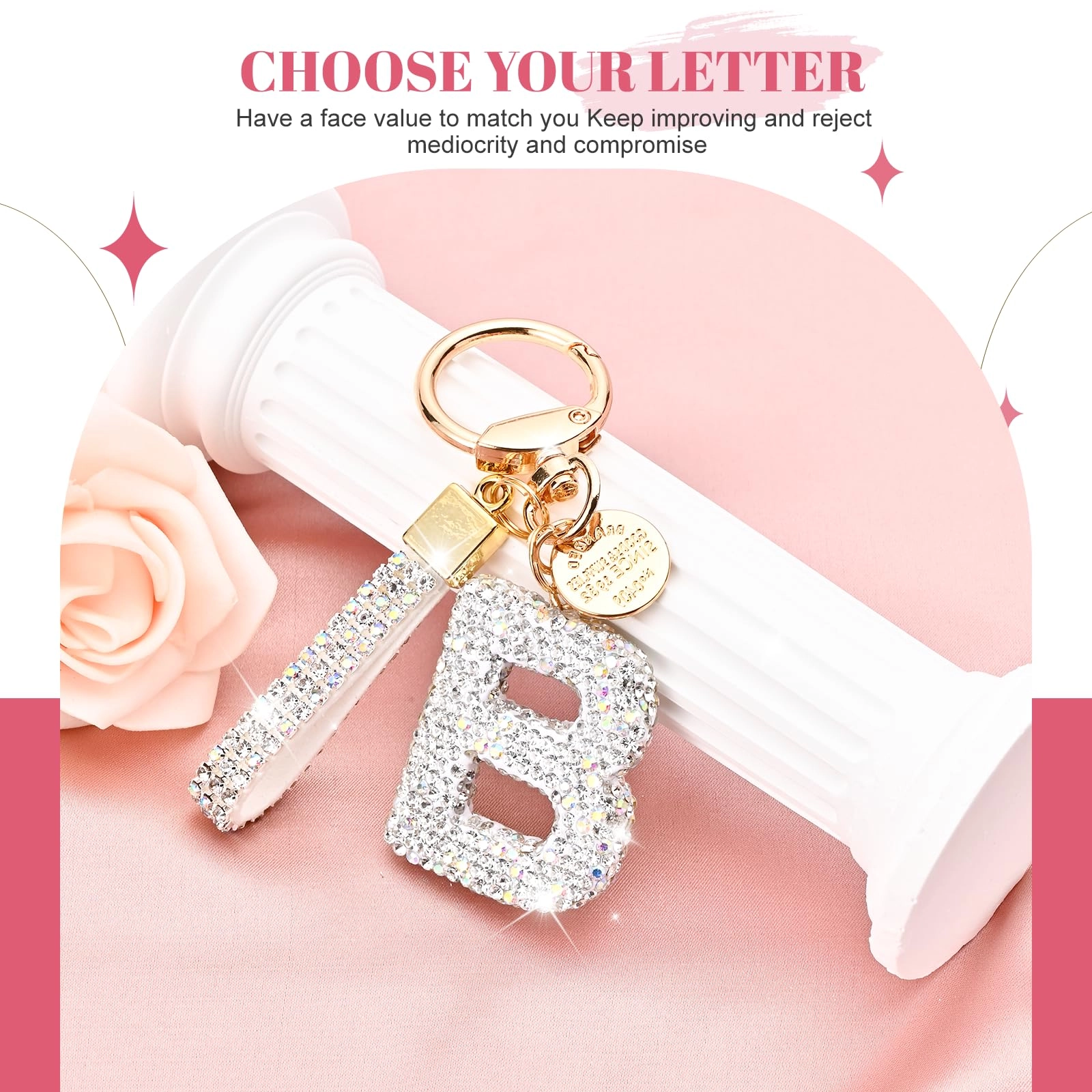 Initial Letter Keychain