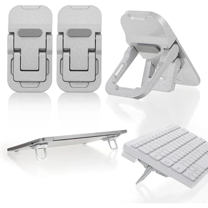 rayihni Laptop Cooling Pads + Keyboard Stand Raiser + Small Invisible Laptop Cooler + Magnetic Foot Warmer Pads