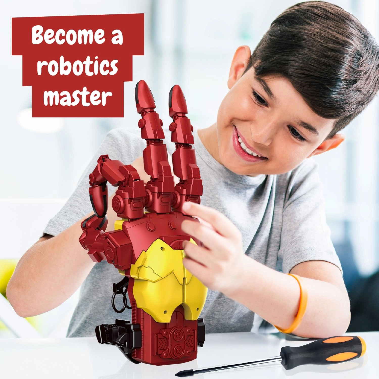 Bionic Cyborg Hand Kit Engineering - 10 years+ 112 pieces