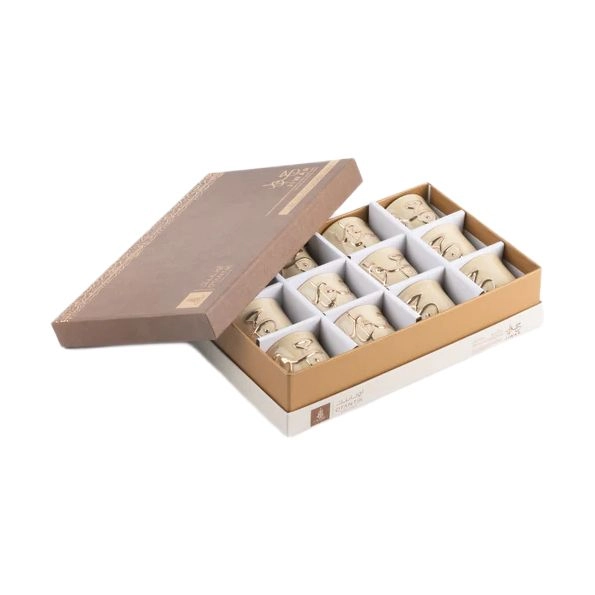 OTANTIK Arabic Coffee Cup - 12 pcs Ivory & Gold