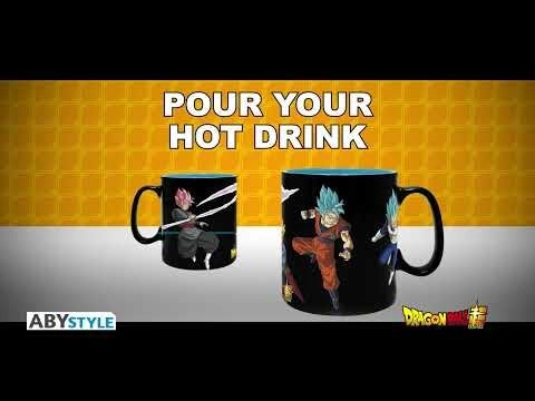 Dragon Ball Super Mug - Heat Change SaiyansvsBlack - 460 ml