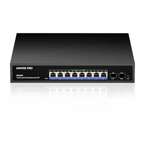 10 Port| 8*2.5G Port+2*10G SFP 120W 9-ports