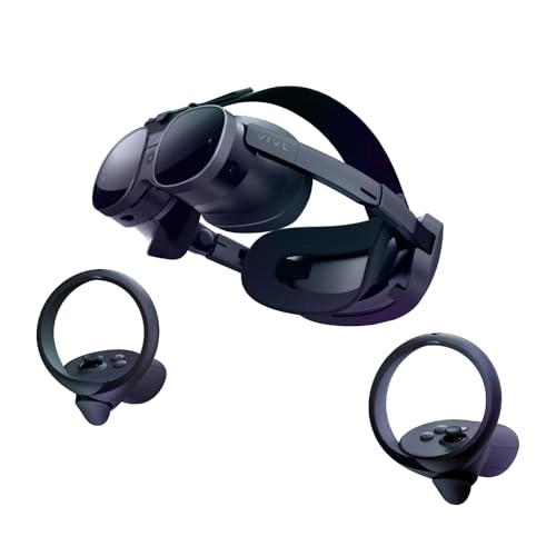 (Renewed) Vive XR Elite - Mixed Reality PC VR Headset + Controllers