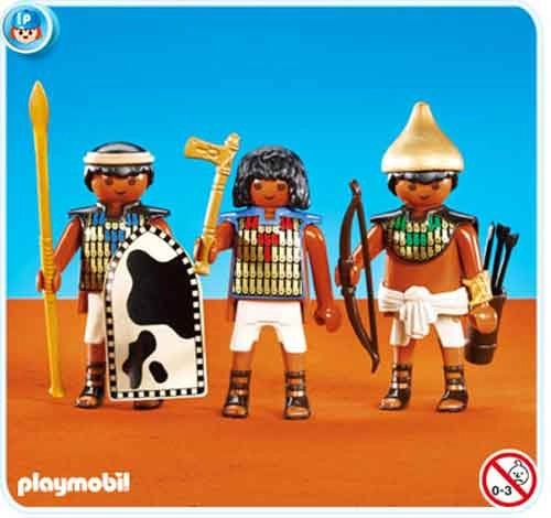 Playmobil Pharaoh's Soldiers Toy Figure Miniature 3 pcs