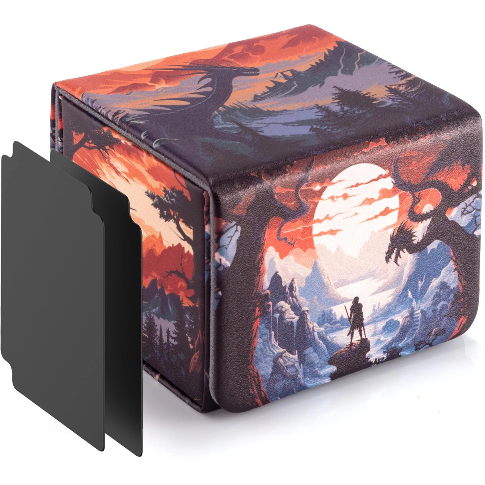 ULTRGEE Deck Box - 200+ unsleeved 110+ single-sleeved 100+ double-sleeved