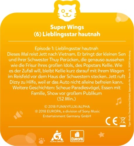 tigercard Super Wings Musical Toy - 3 to 10 years