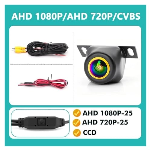 Intelligent Dynamic Trajectory Car Rear View Camera - Night Vision Wire 4K AHD 1080P