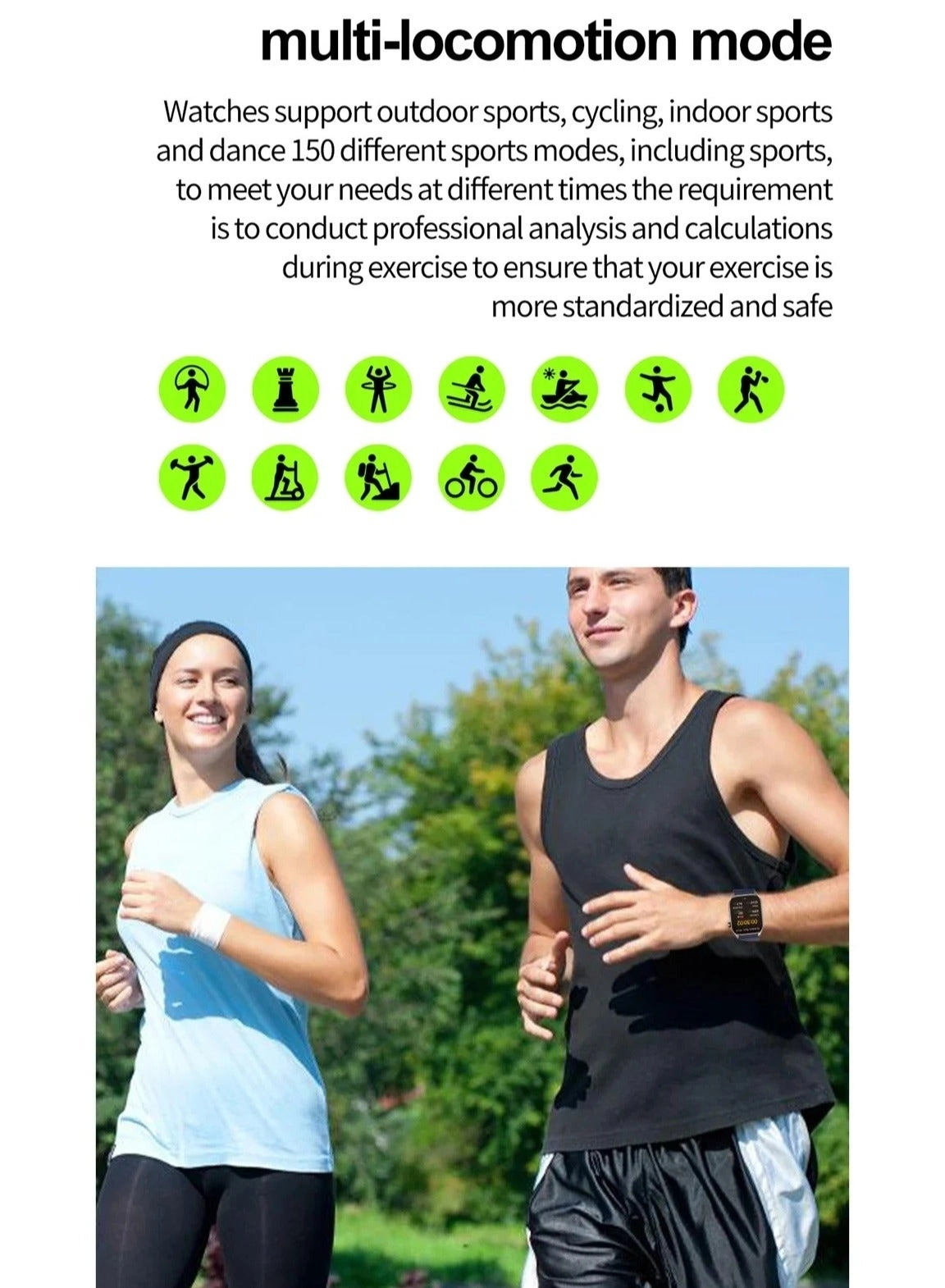 Glucose Monitoring Smart Watch - ECG Bluetooth Call SpO2