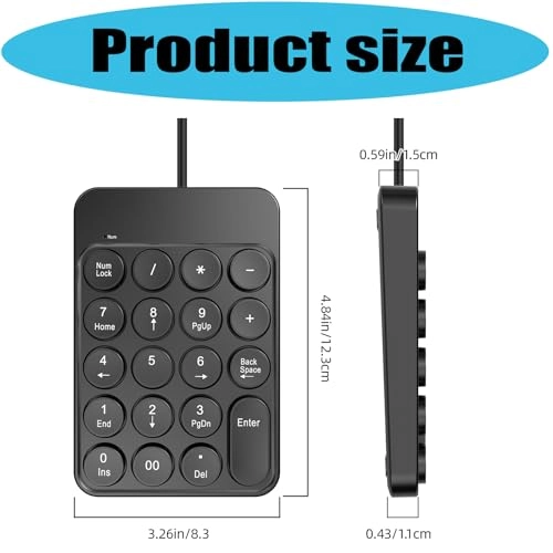 Wired-Number Pad - mechanical
