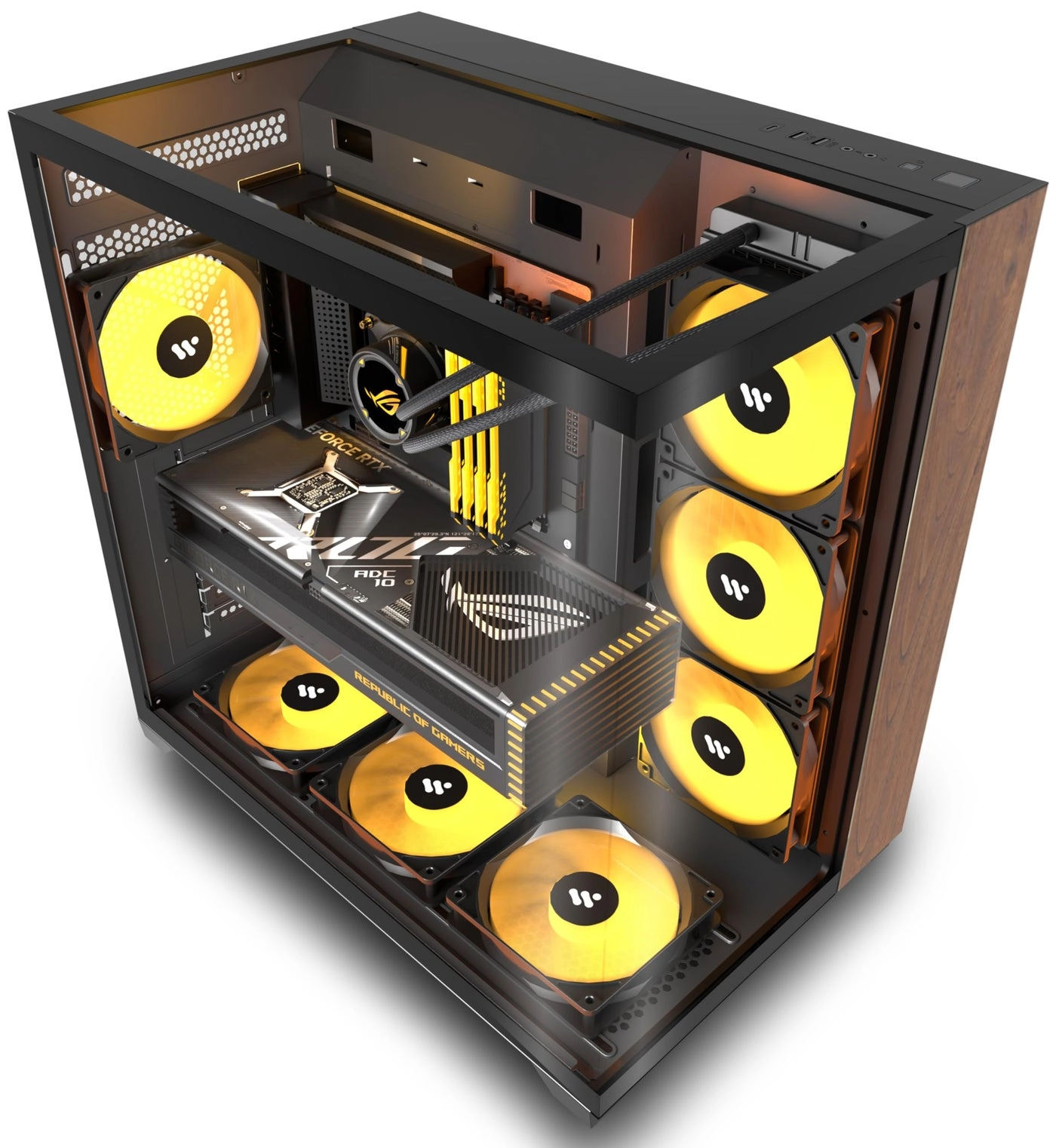 PC CASE ATX - Full-View Tempered Glass Mid Tower