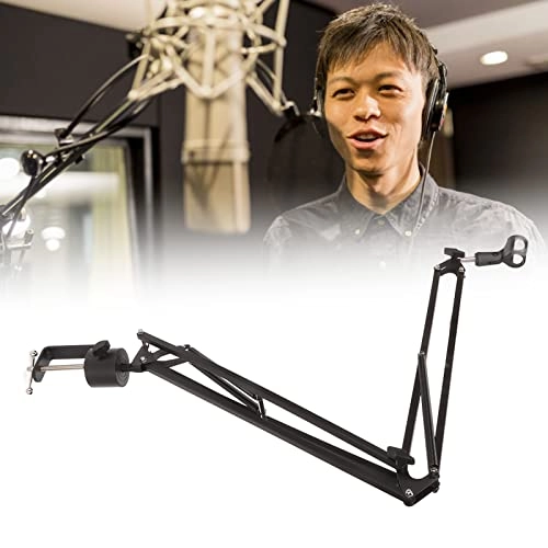 Desktop Microphone Stand - 360 Degree Rotation Boom