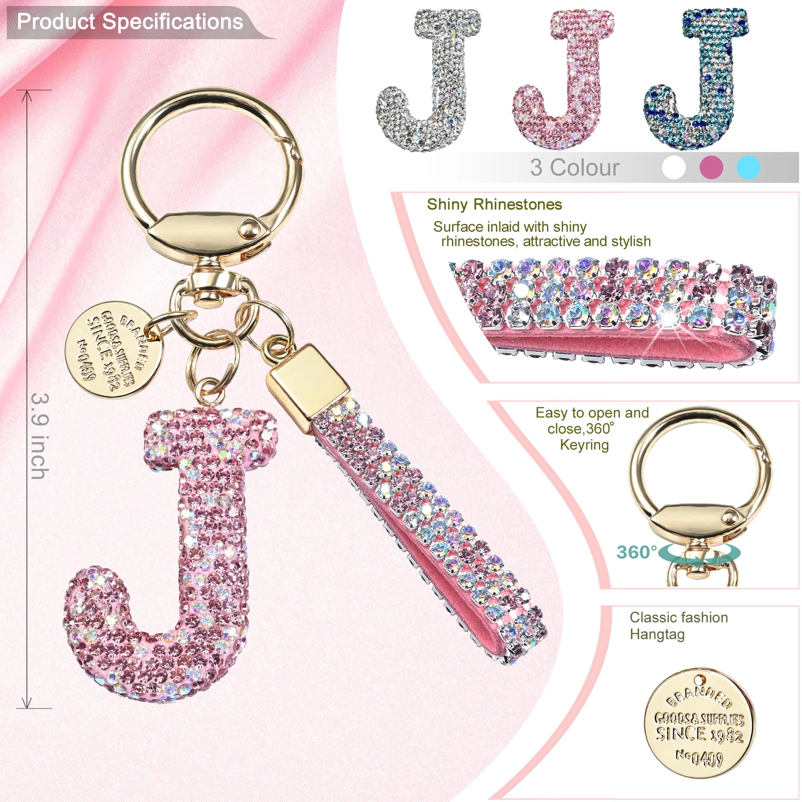 Initial Letter Keychain - Letter