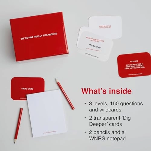 WE'RE NOT REALLY STRANGERS - Card Game 150 Conversation Cards