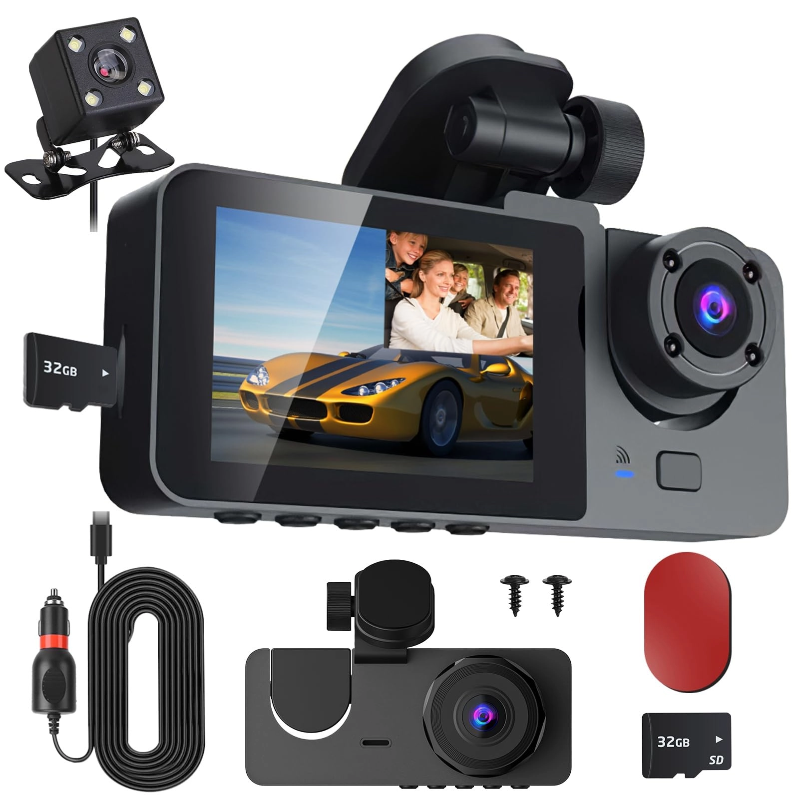 Dash Cam 1296P