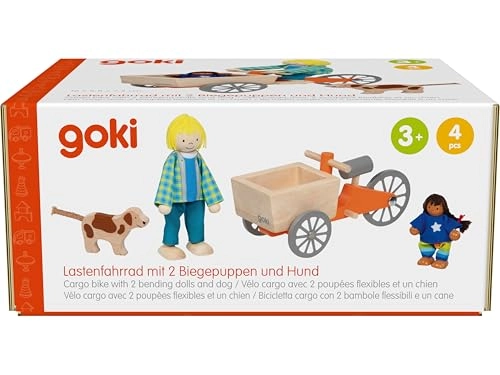 Cargo Bike + Bending Doll + Dog